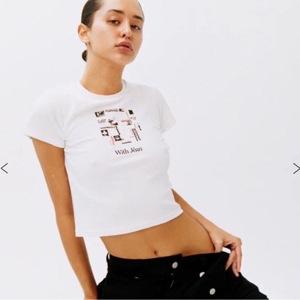 With Jean Baby Tee